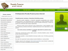 Tablet Screenshot of porady-prawne.kaoso.pl